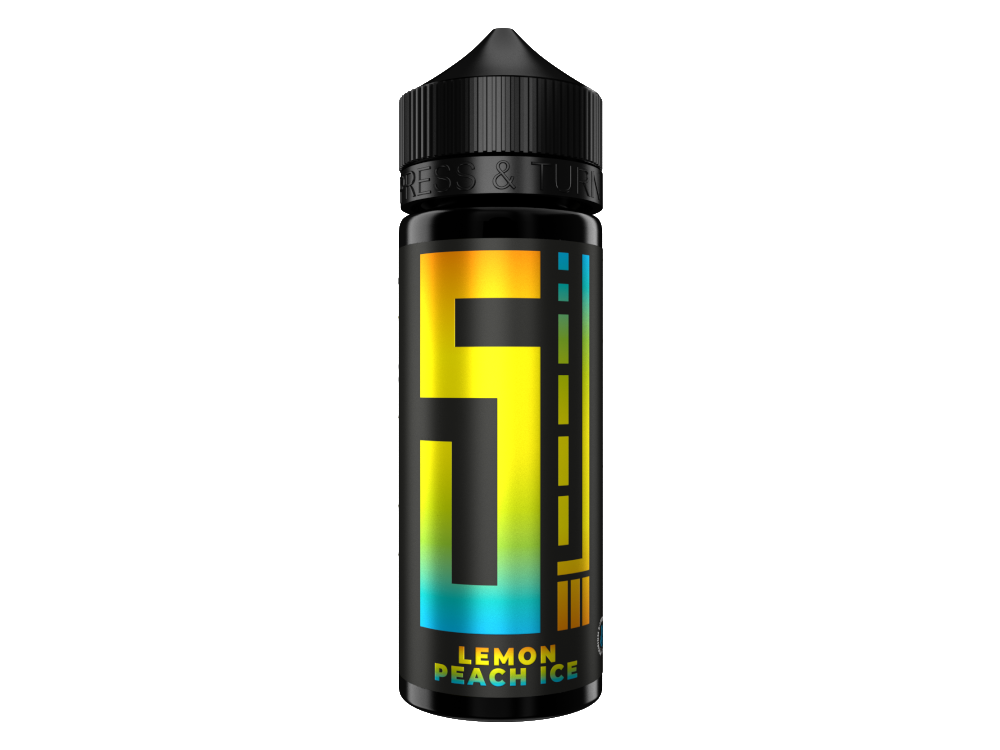 5EL - Aroma Lemon Peach on Ice 10 ml 5er Packung