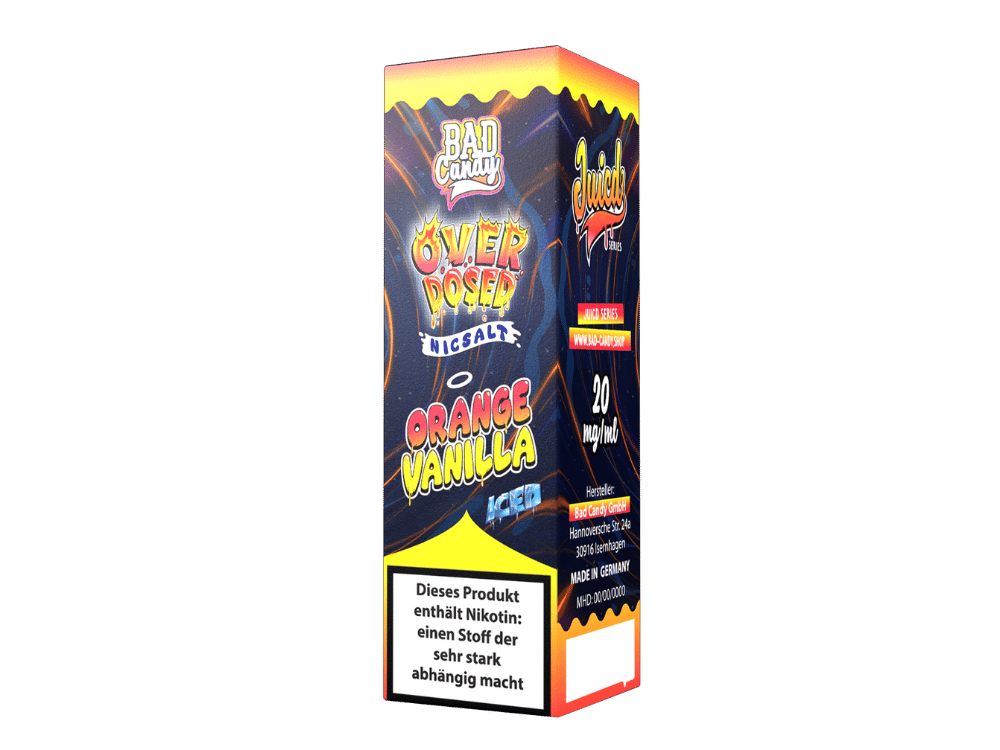 Bad Candy Liquids - Juicd - Overdosed Orange Vanilla - Nikotinsalz Liquid 20 mg/ml