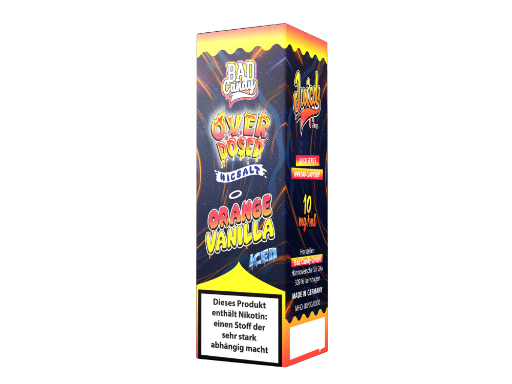 Bad Candy Liquids - Juicd - Overdosed Orange Vanilla - Nikotinsalz Liquid 10 mg/ml