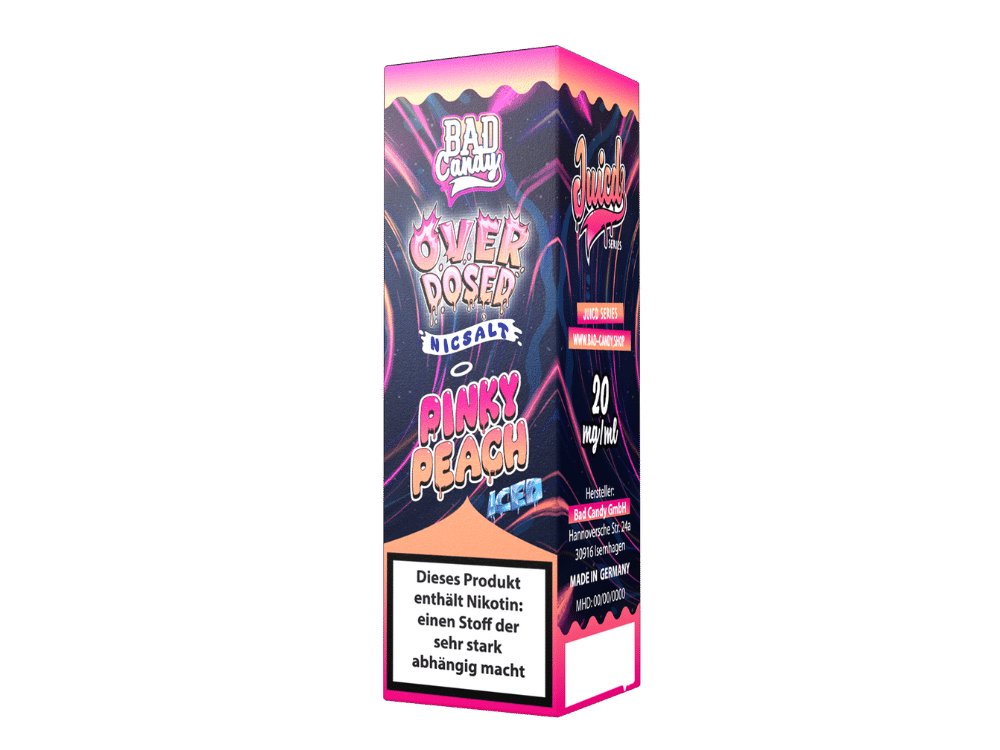 Bad Candy Liquids - Juicd - Overdosed Pinky Peach - Nikotinsalz Liquid 20 mg/ml 10er Packung