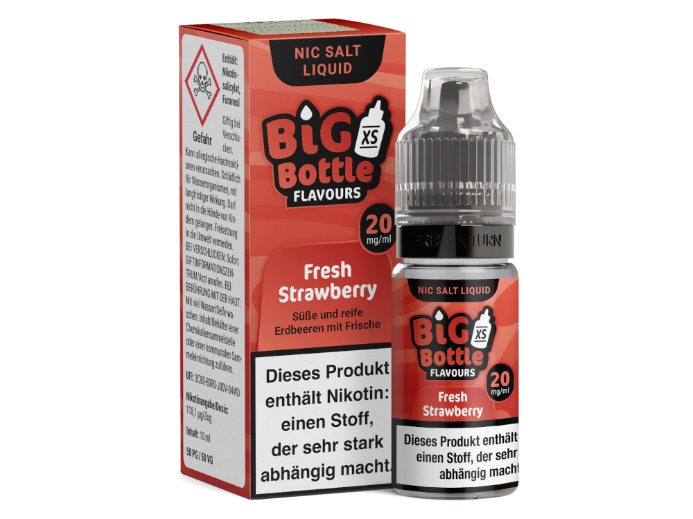 Big Bottle - Fresh Strawberry - Nikotinsalz Liquid 20 mg/ml