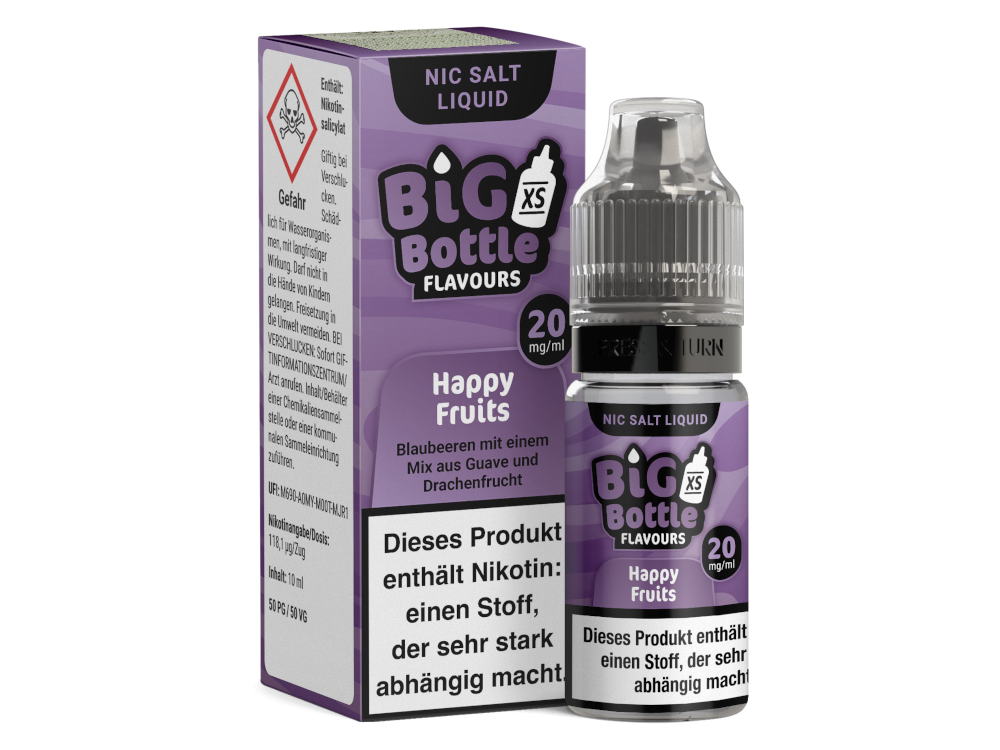 Big Bottle - Happy Fruits - Nikotinsalz Liquid 20 mg/ml
