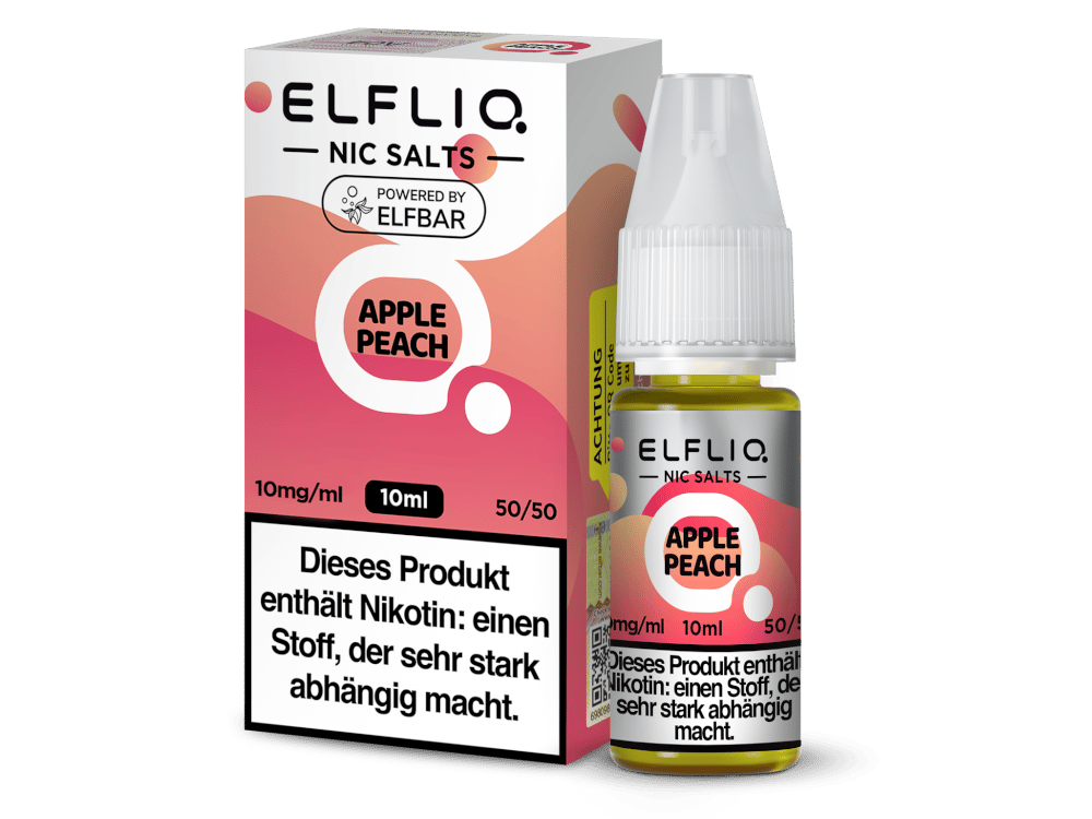 ELFLIQ - Apple Peach - Nikotinsalz Liquid 10 mg/ml