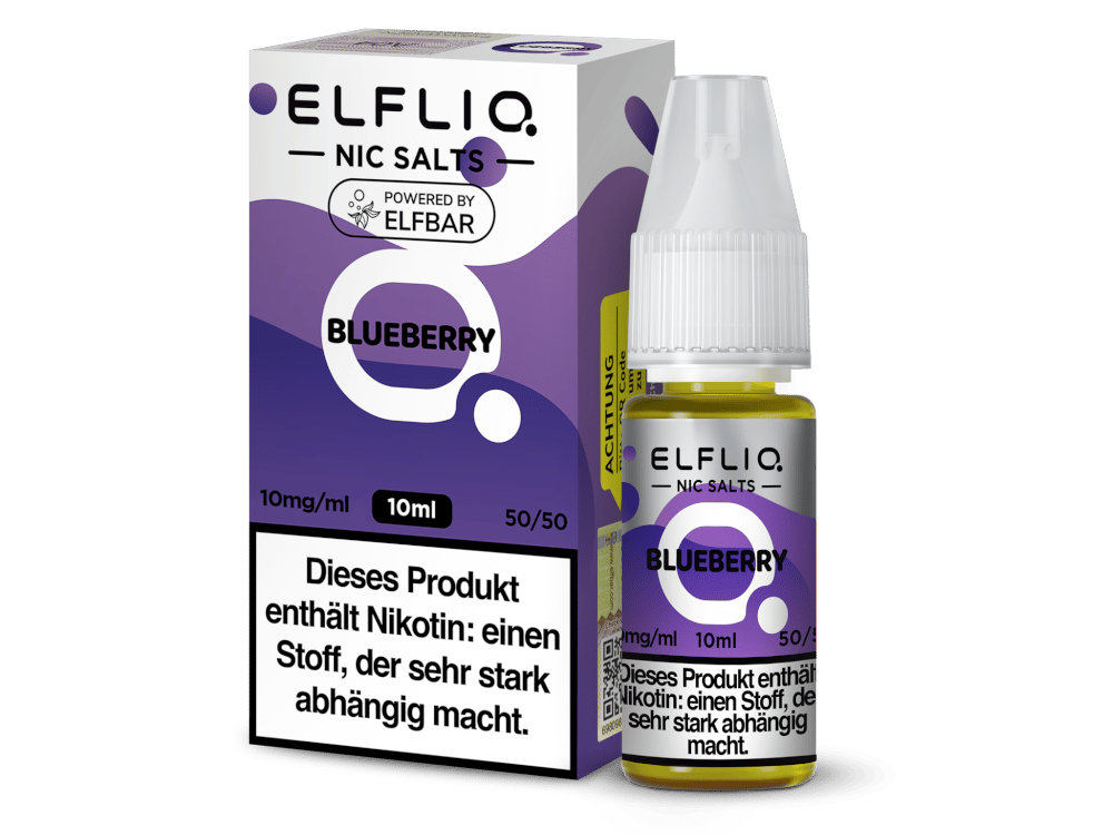 ELFLIQ - Blueberry - Nikotinsalz Liquid 10 mg/ml