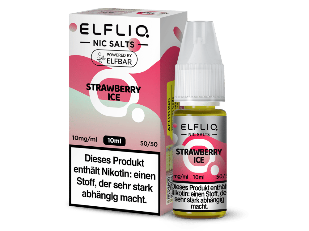 ELFLIQ - Strawberry Ice - Nikotinsalz Liquid 10 mg/ml