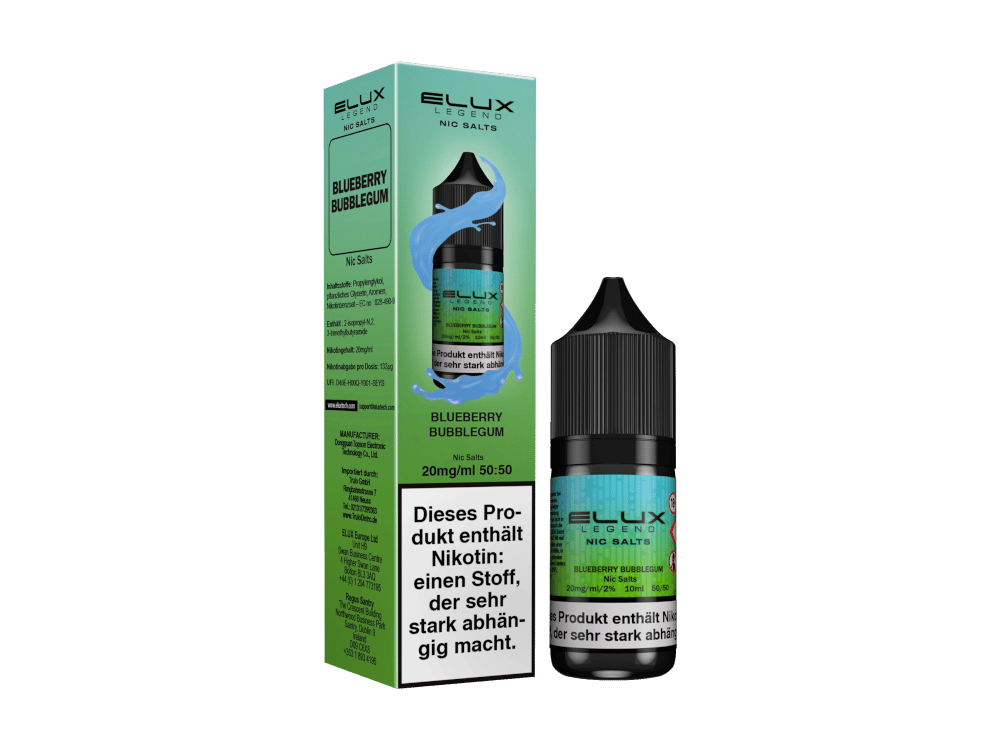 Elux - Blueberry Bubblegum - Nikotinsalz Liquid 20 mg/ml