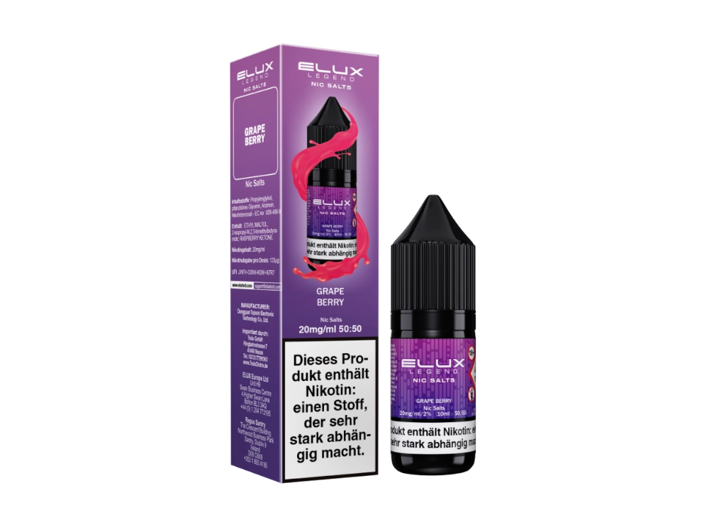 Elux - Grape Berry - Nikotinsalz Liquid 20 mg/ml