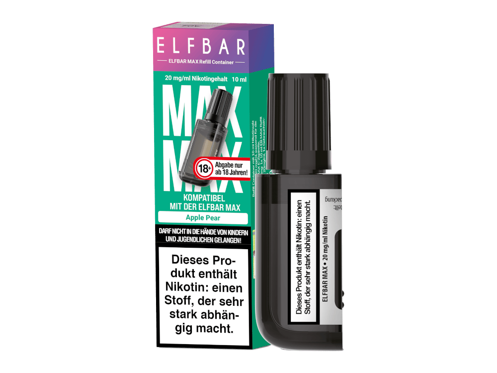 Elfbar - Max Refill Container - Apple Pear 20 mg/ml 200er Packung