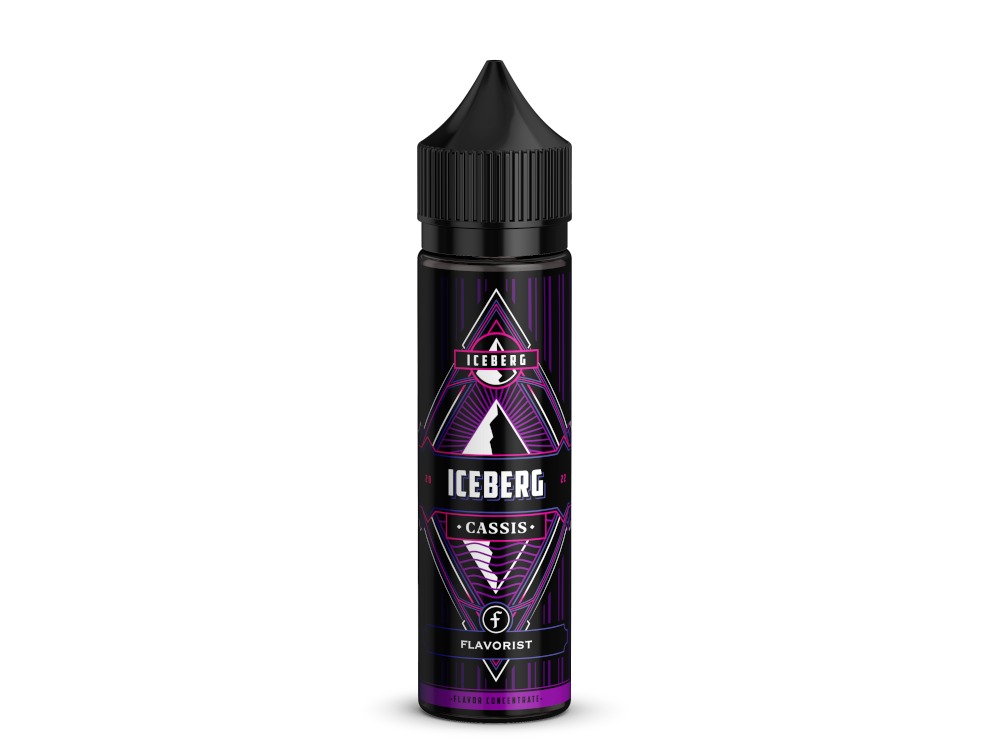 Flavorist - Aroma IceBerg - Cassis 10 ml 48er Packung