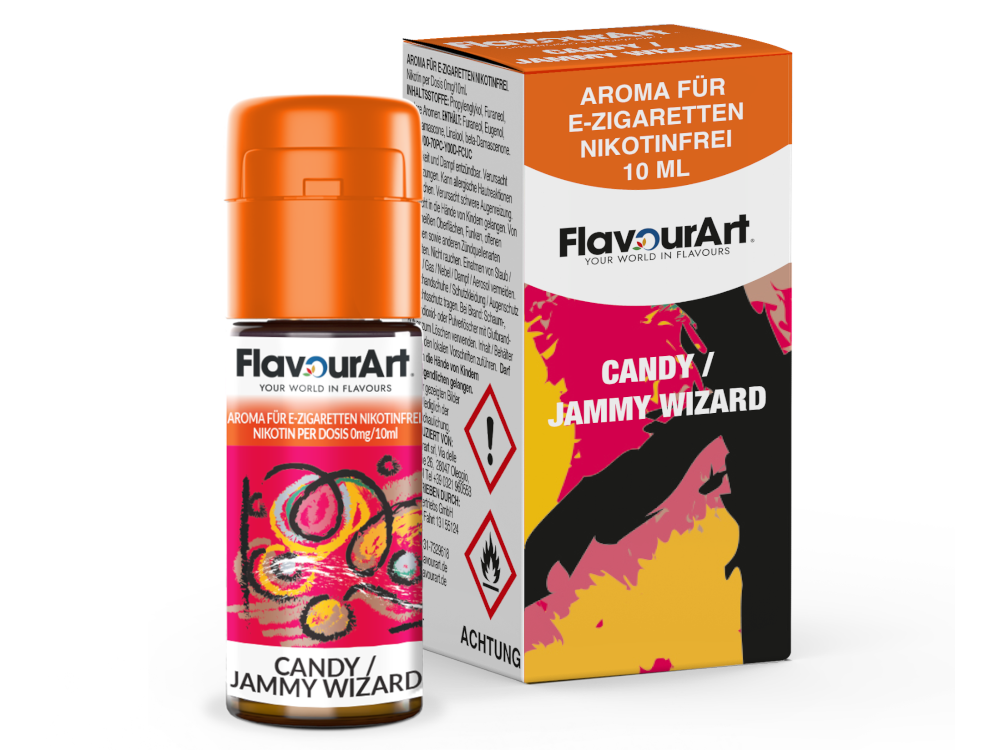 FlavourArt - Aroma Candy Jammy Wizard 10 ml 15er Packung