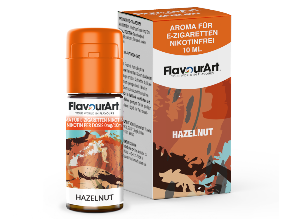 FlavourArt - Aroma Hazelnut 10 ml 15er Packung