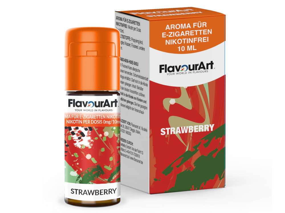 FlavourArt - Aroma Strawberry 10 ml 15er Packung