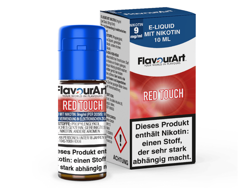 FlavourArt - Red Touch E-Zigaretten Liquid 9 mg/ml