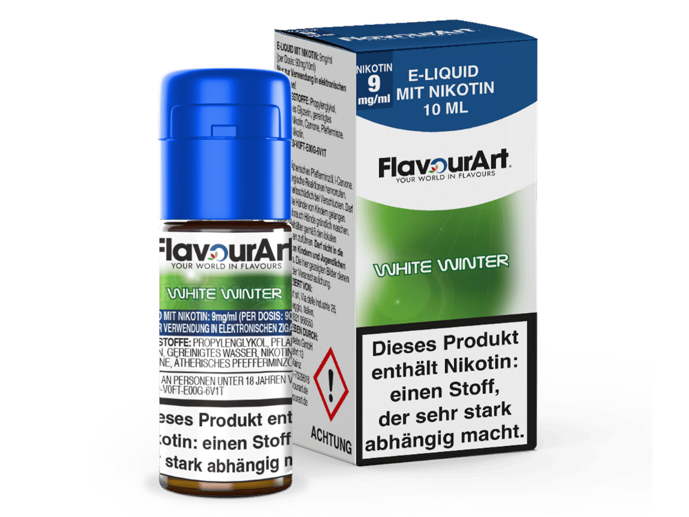 FlavourArt - White Winter E-Zigaretten Liquid 9 mg/ml 15er Packung