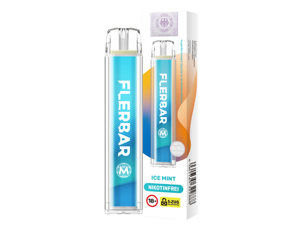 Flerbar - M Einweg E-Zigarette - Ice Mint 0 mg/ml