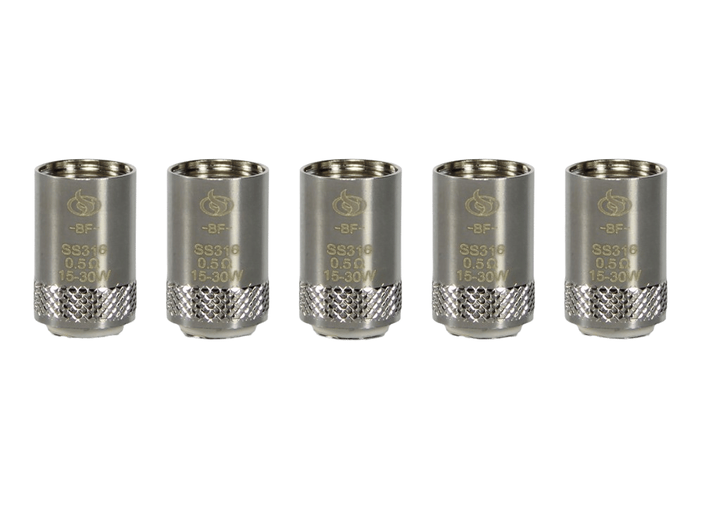 InnoCigs - BF SS316 Heads 0,5 Ohm (5 Stück pro Packung) 20er Packung