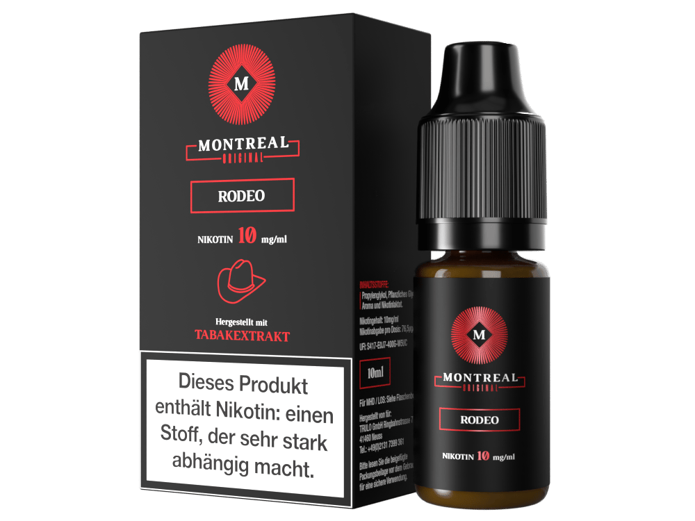Montreal Original - Rodeo - Nikotinsalz Liquid 10 mg/ml