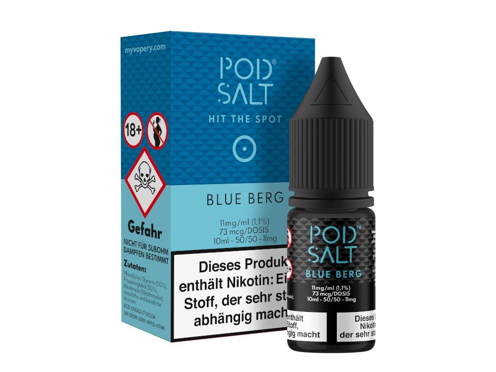 Pod Salt - Blue Berg - Nikotinsalz Liquid 11 mg/ml