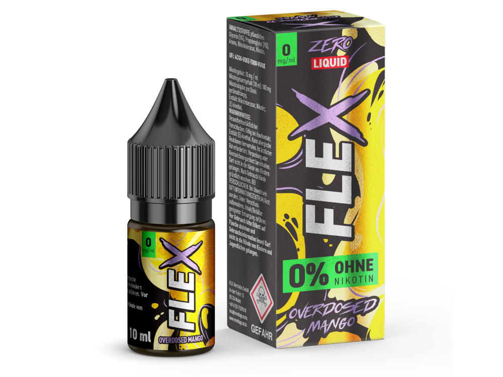 Revoltage - FLEX - Overdosed Mango - Nikotinsalz Liquid 0 mg/ml 15er Packung