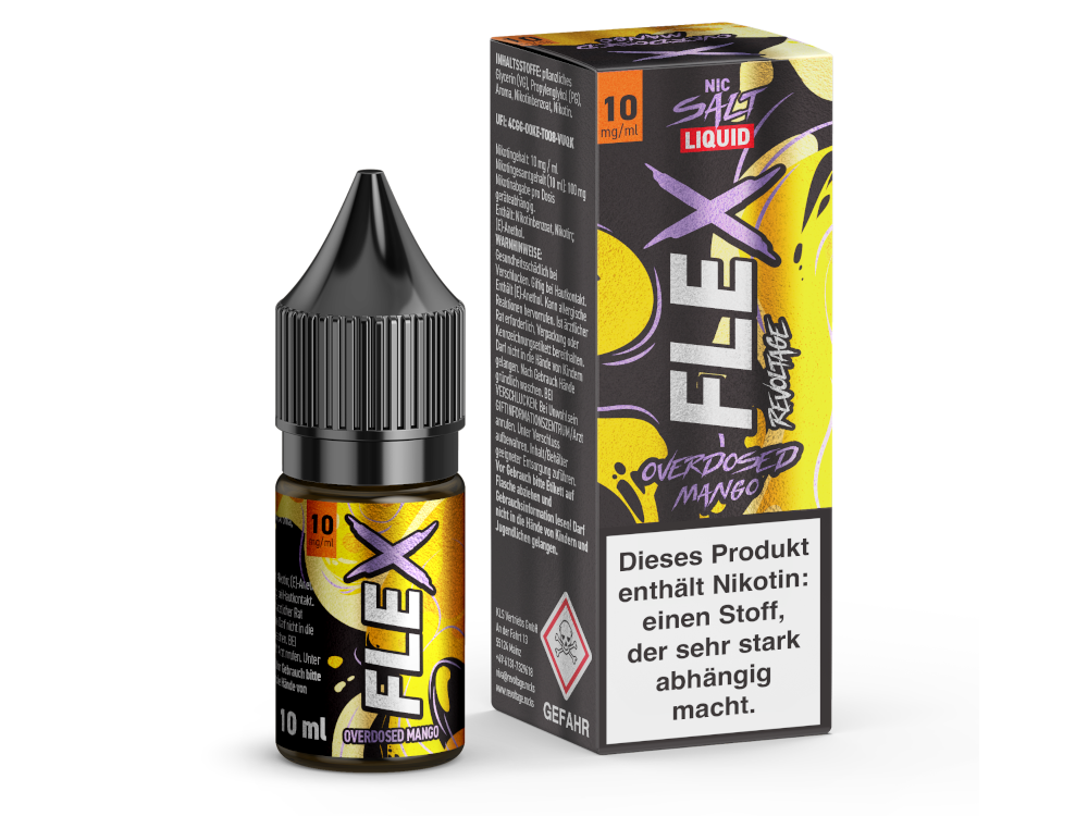 Revoltage - FLEX - Overdosed Mango - Nikotinsalz Liquid 10 mg/ml