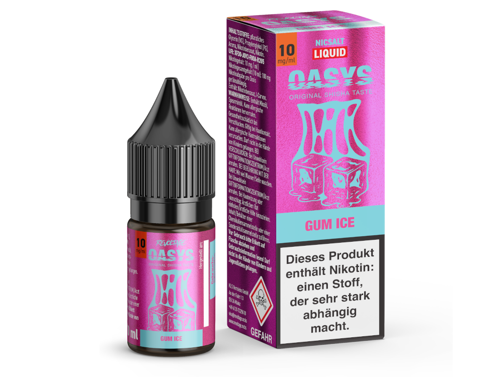 Revoltage - OASYS - Gum Ice - Hybrid Nikotinsalz Liquid 10 mg/ml 15er Packung