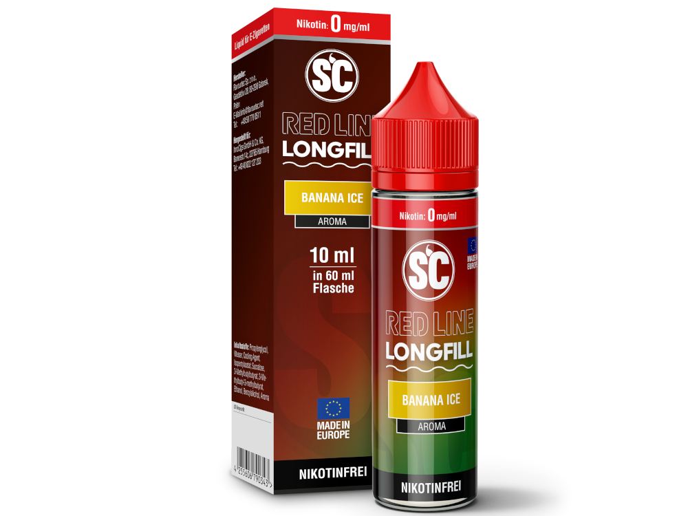 SC - Red Line - Aroma Banana Ice 10 ml 160er Packung