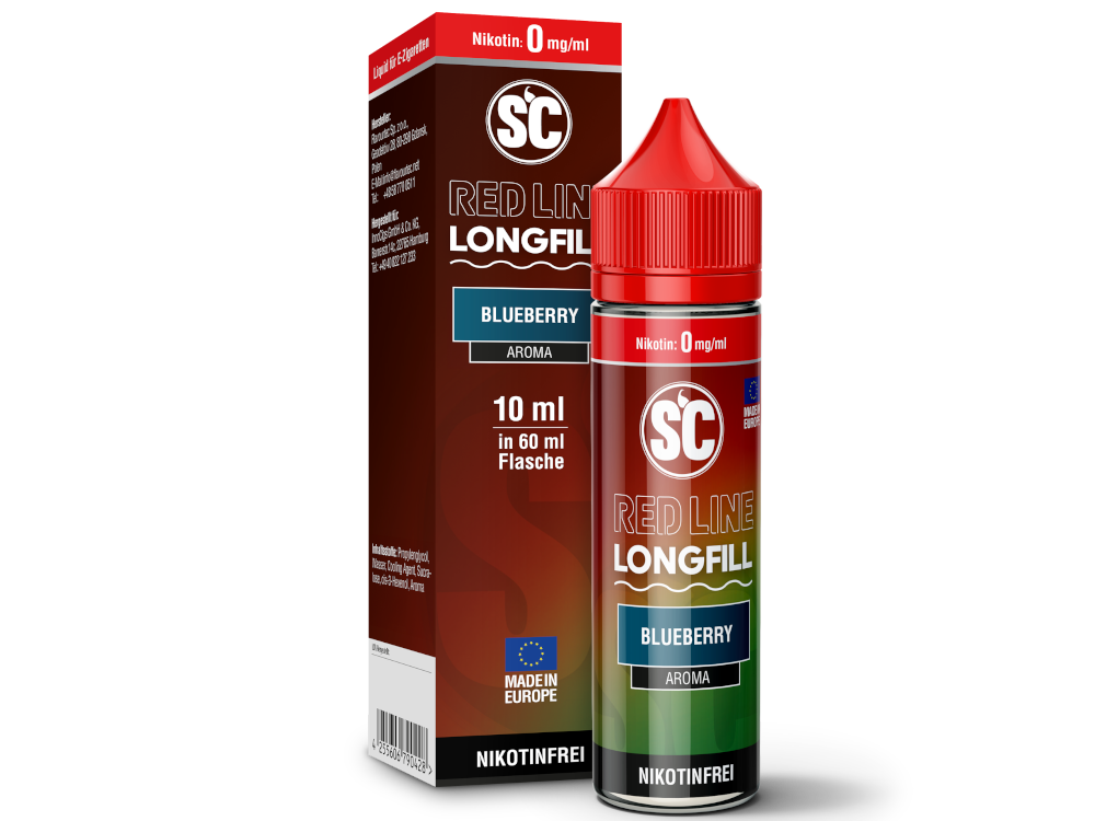 SC - Red Line - Aroma Blueberry 10 ml 160er Packung