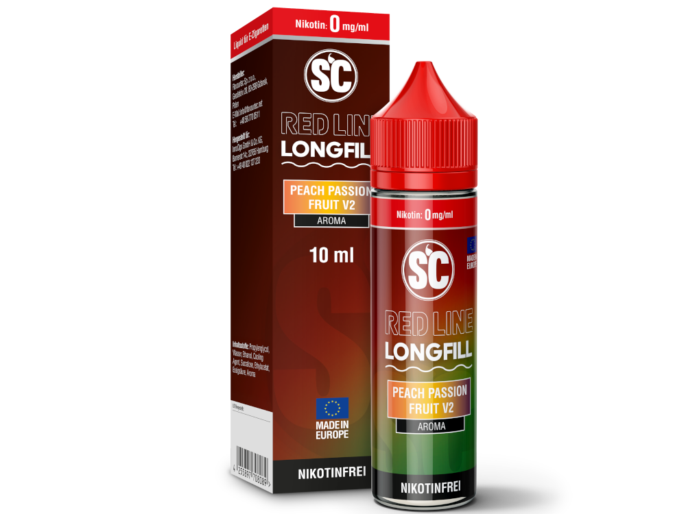 SC - Red Line - Aroma Peach Passion Fruit V2 10 ml 160er Packung
