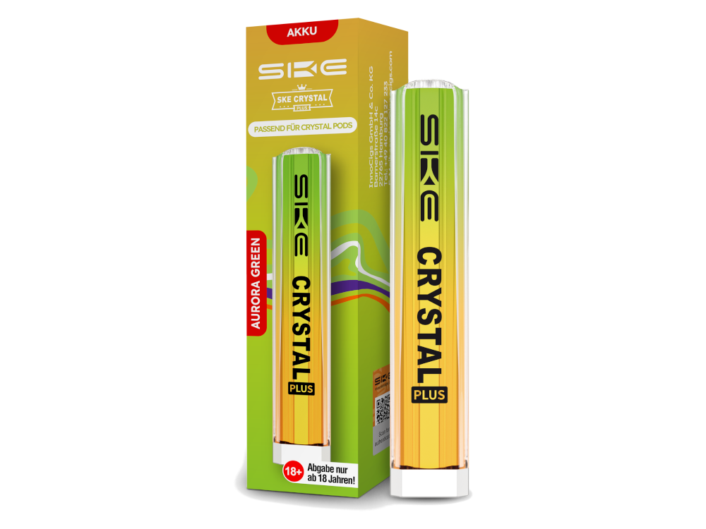 SKE - Crystal Plus Akku 400 mAh aurora-grün