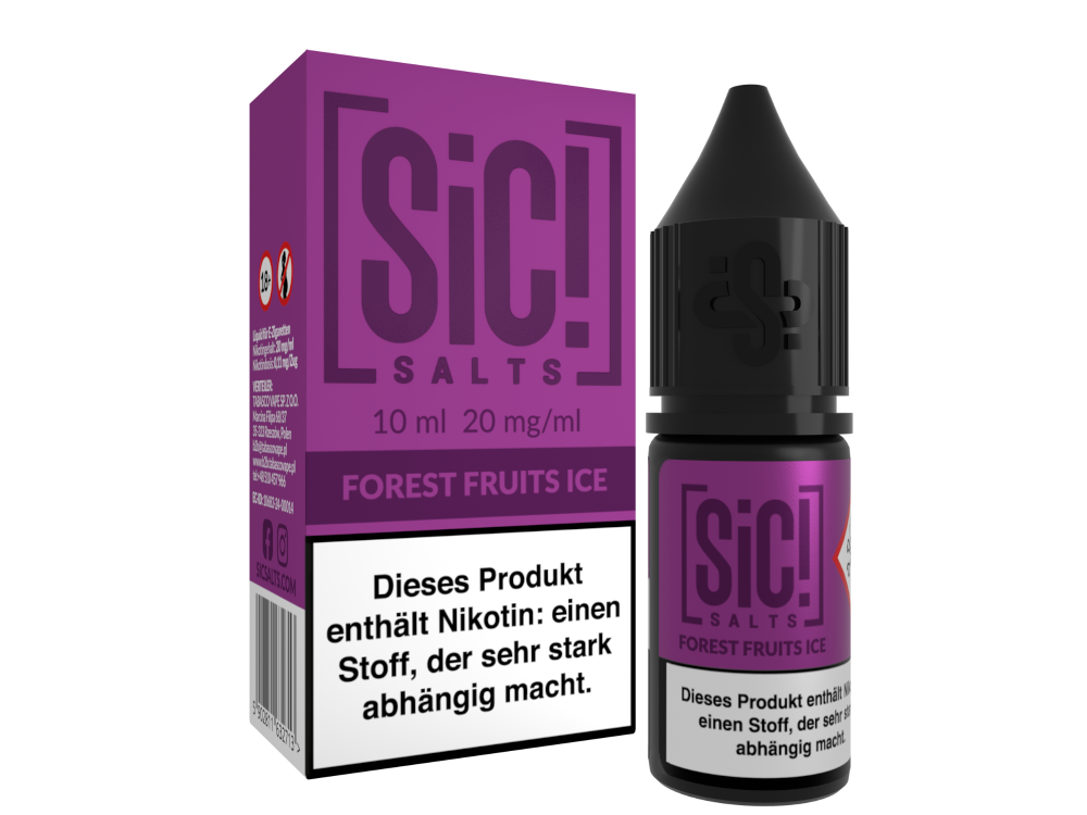 SiC! Salts - Forest Fruits Ice - Nikotinsalz Liquid 20 mg/ml