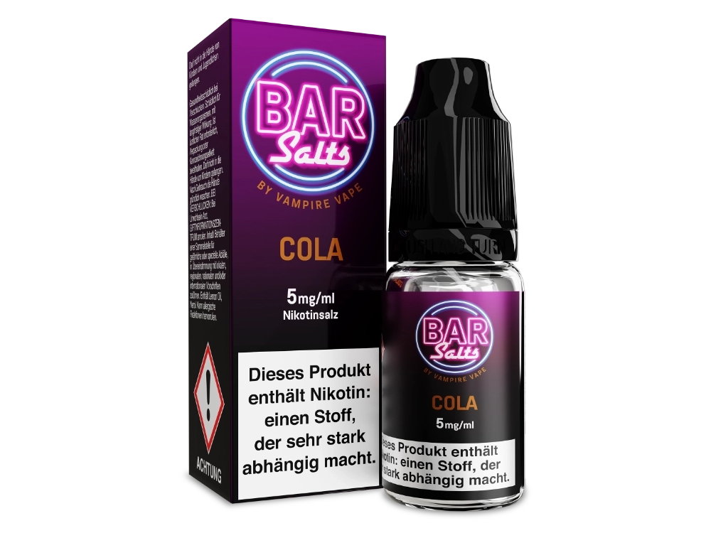 Vampire Vape - Bar Salts - Cola - Nikotinsalz Liquid 5 mg/ml