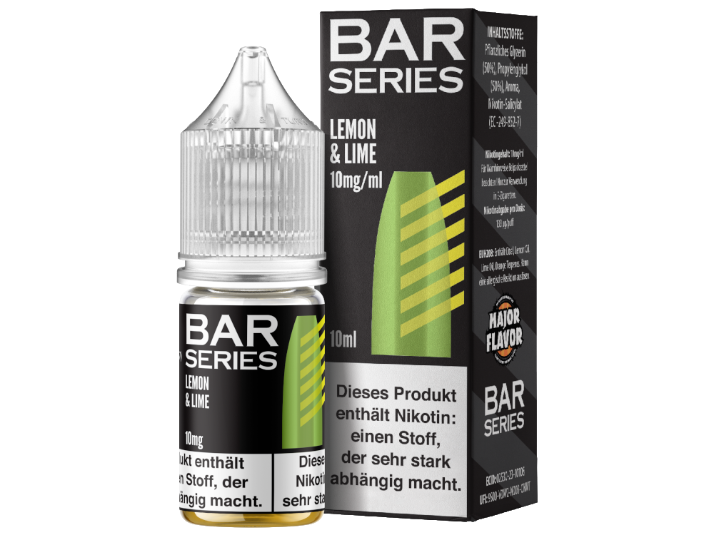 Bar Series - Lemon & Lime - Nikotinsalz Liquid 20 mg/ml 10er Packung