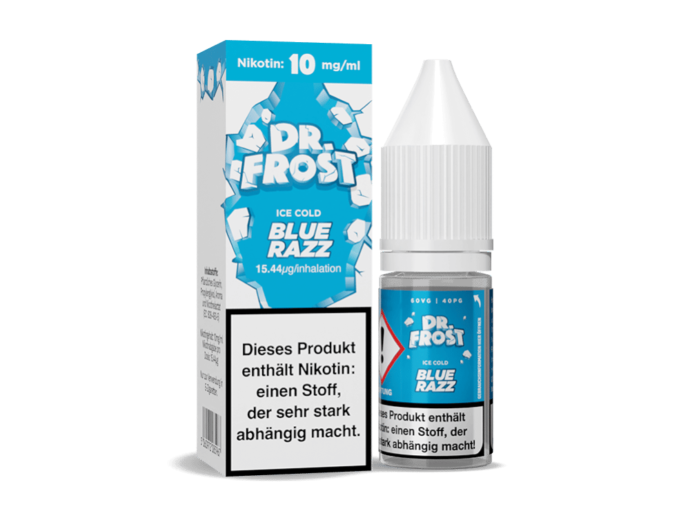 Dr. Frost - Ice Cold - Blue Razz - Nikotinsalz Liquid 10 mg/ml 10er Packung