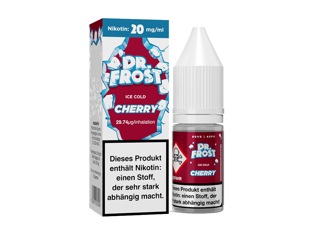 Dr. Frost - Ice Cold - Cherry - Nikotinsalz Liquid 20 mg/ml 10er Packung