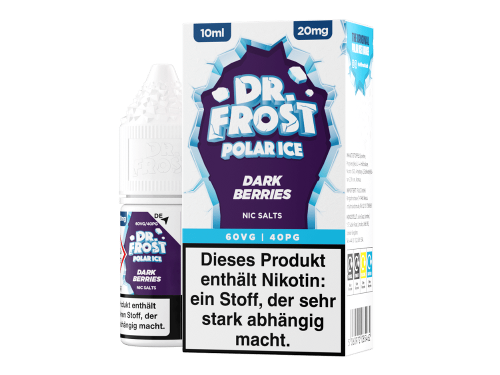Dr. Frost - Polar Ice - Dark Berries - Nikotinsalz Liquid 20 mg/ml 5er Packung