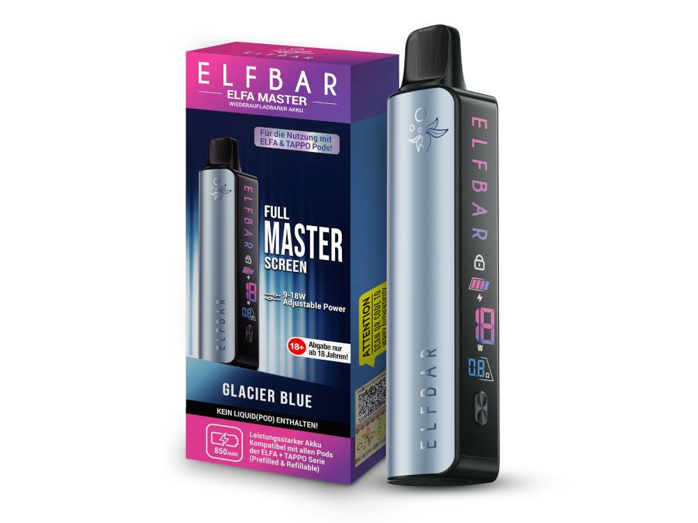 Elfbar - Elfa Master Akku 850 mAh Glacier Blue 200er Packung