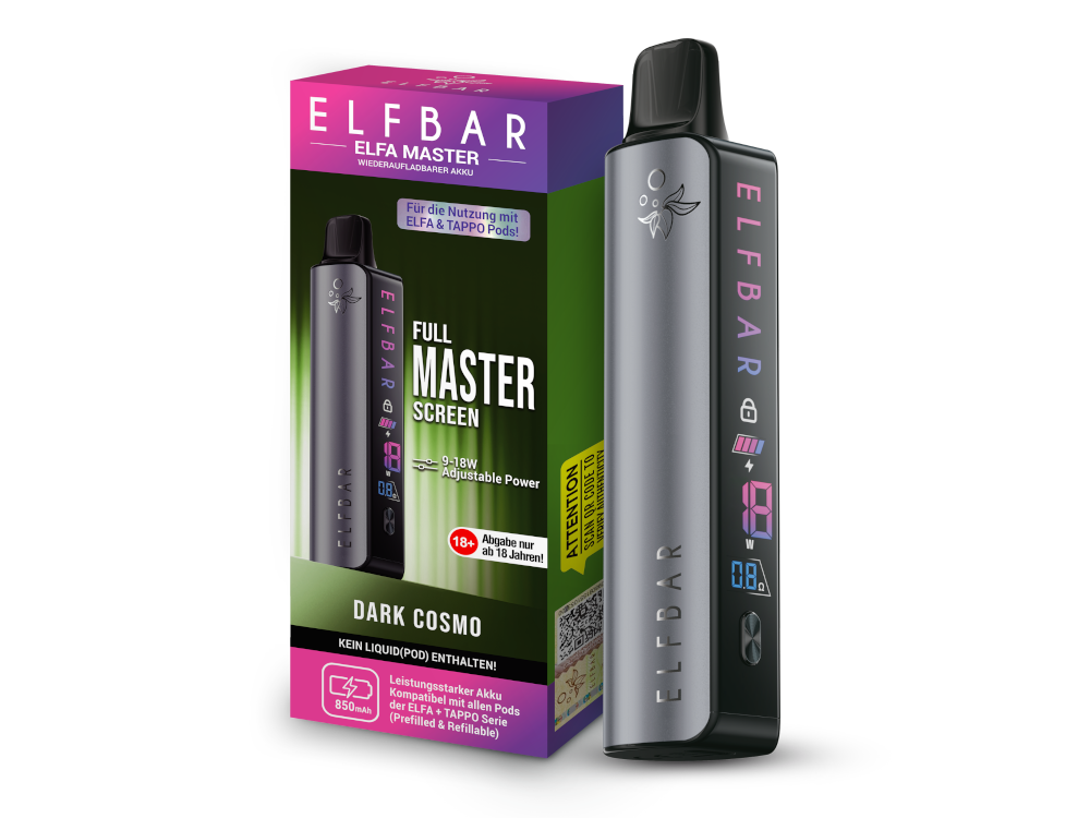 Elfbar - Elfa Master Akku 850 mAh Dark Cosmo 200er Packung