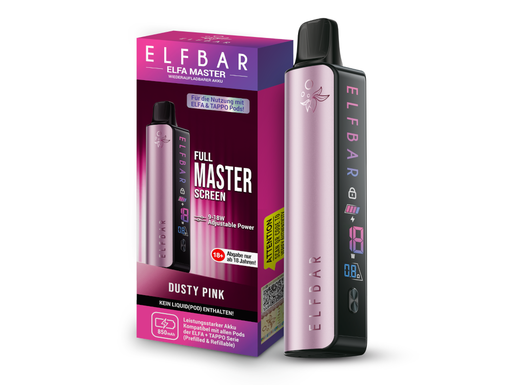 Elfbar - Elfa Master Akku 850 mAh Dusty Pink