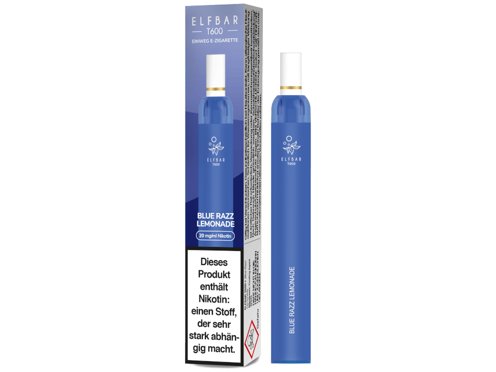 Elfbar - T600 Einweg E-Zigarette - Blue Razz Lemonade 20 mg/ml