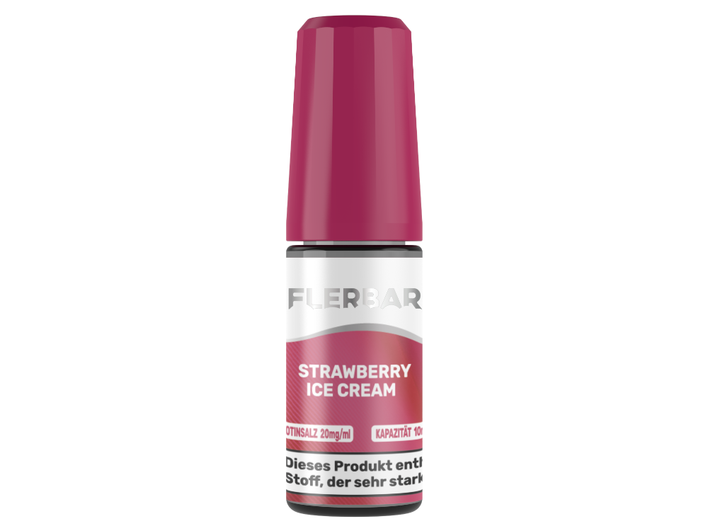 Flerbar Liquid - Strawberry Ice Cream - Nikotinsalz Liquid 20 mg/ml 10er Packung