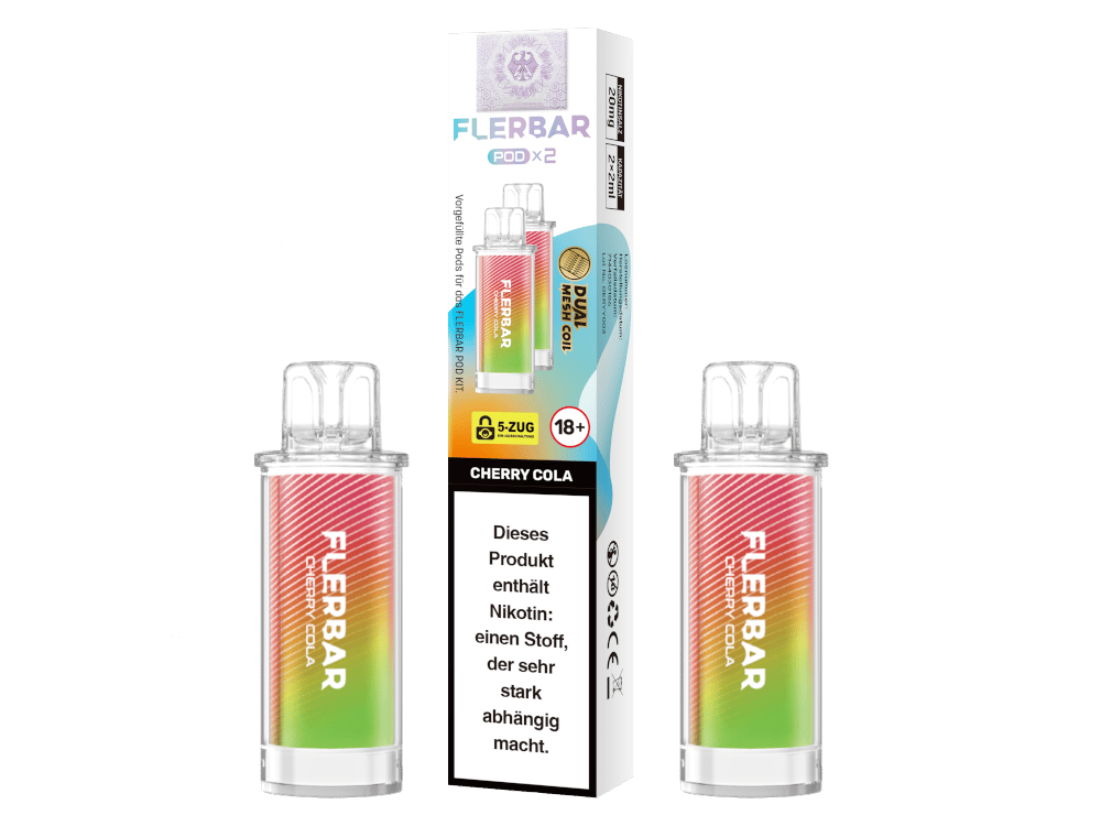 Flerbar - POD Cherry Cola 20 mg/ml (2 Stück pro Packung) 400er Packung