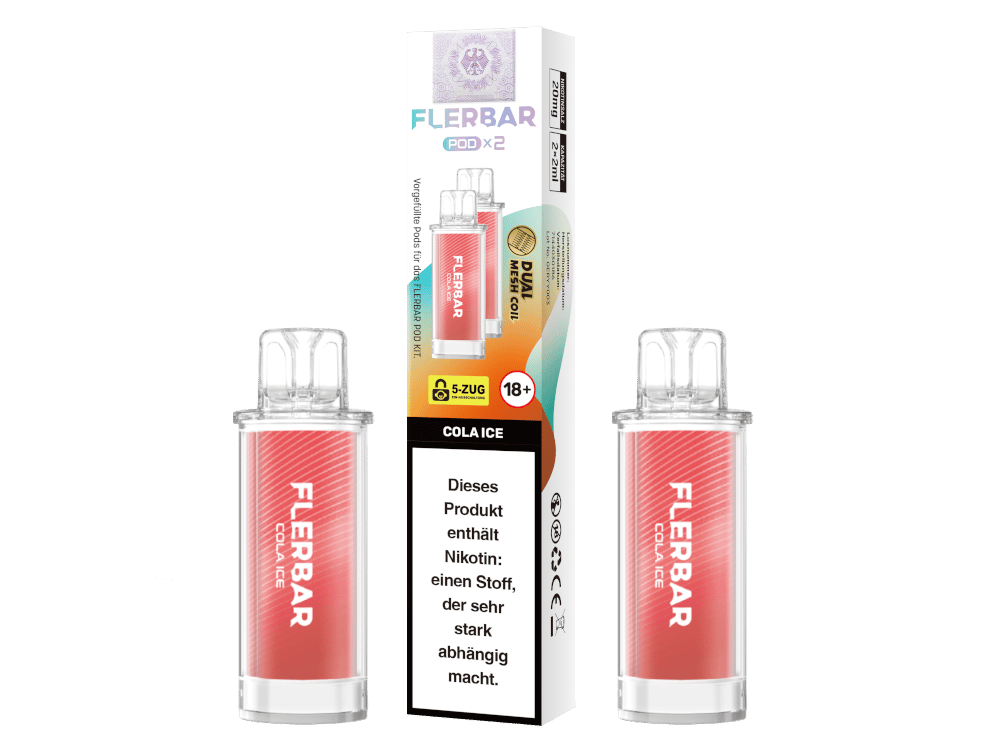 Flerbar - POD Cola Ice 20 mg/ml (2 Stück pro Packung)