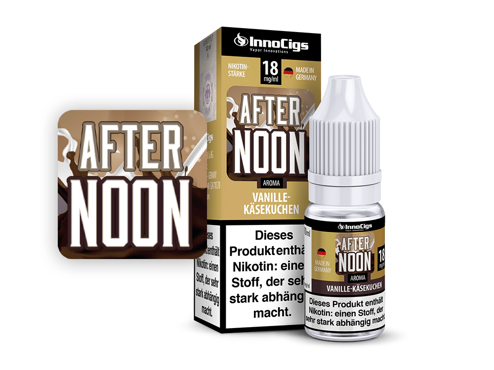 InnoCigs - Afternoon Vanille-Käsekuchen Aroma 0 mg/ml 10er Packung