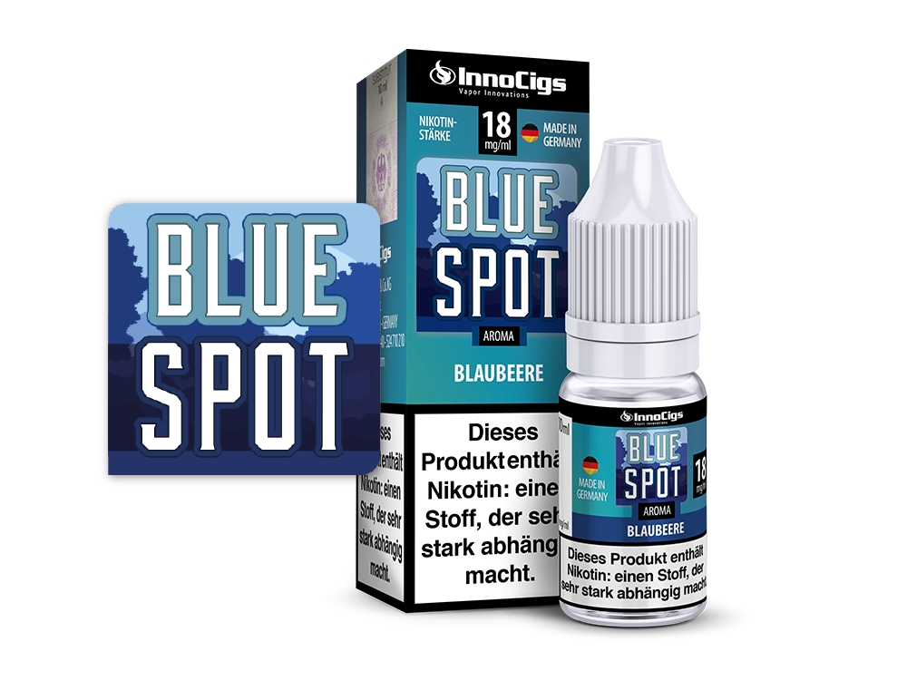 InnoCigs - Blue Spot Blaubeeren Aroma 0 mg/ml 10er Packung