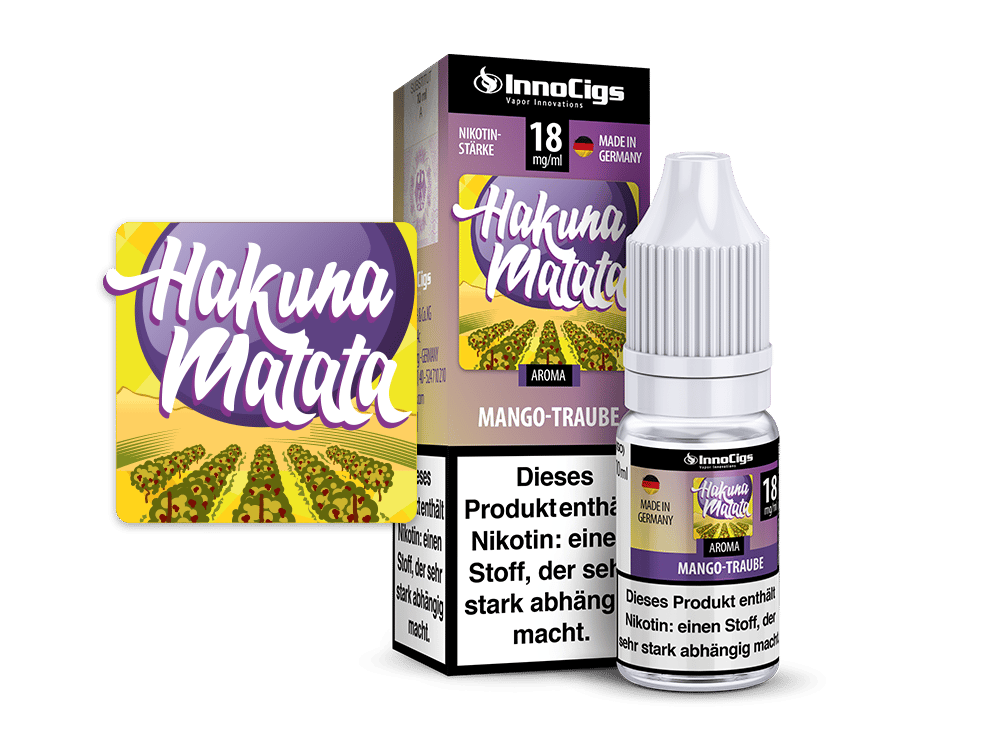 InnoCigs - Hakuna Matata Traube Aroma 0 mg/ml 10er Packung