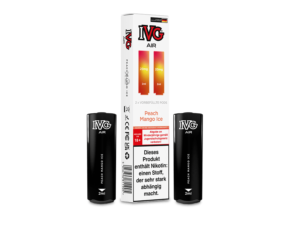 IVG - AIR Pod Peach Mango Ice 20 mg/ml (2 Stück pro Packung)