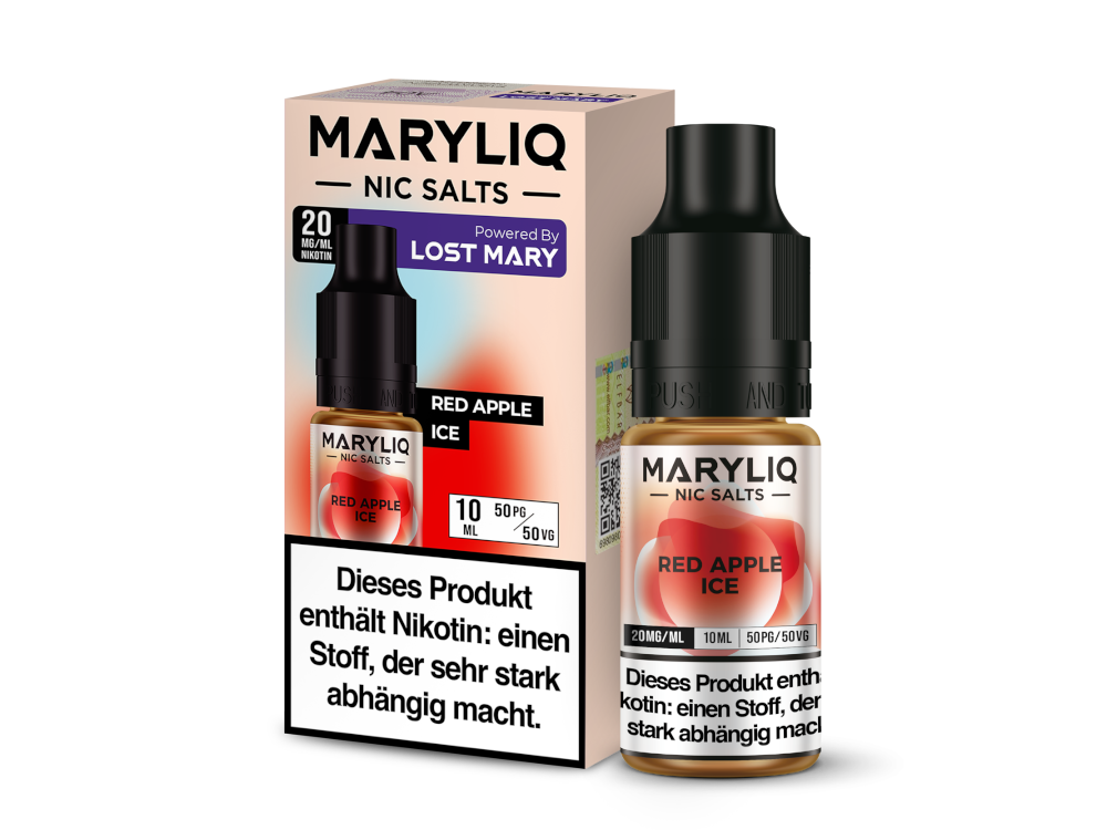 MARYLIQ - Red Apple Ice - Nikotinsalz Liquid 20 mg/ml