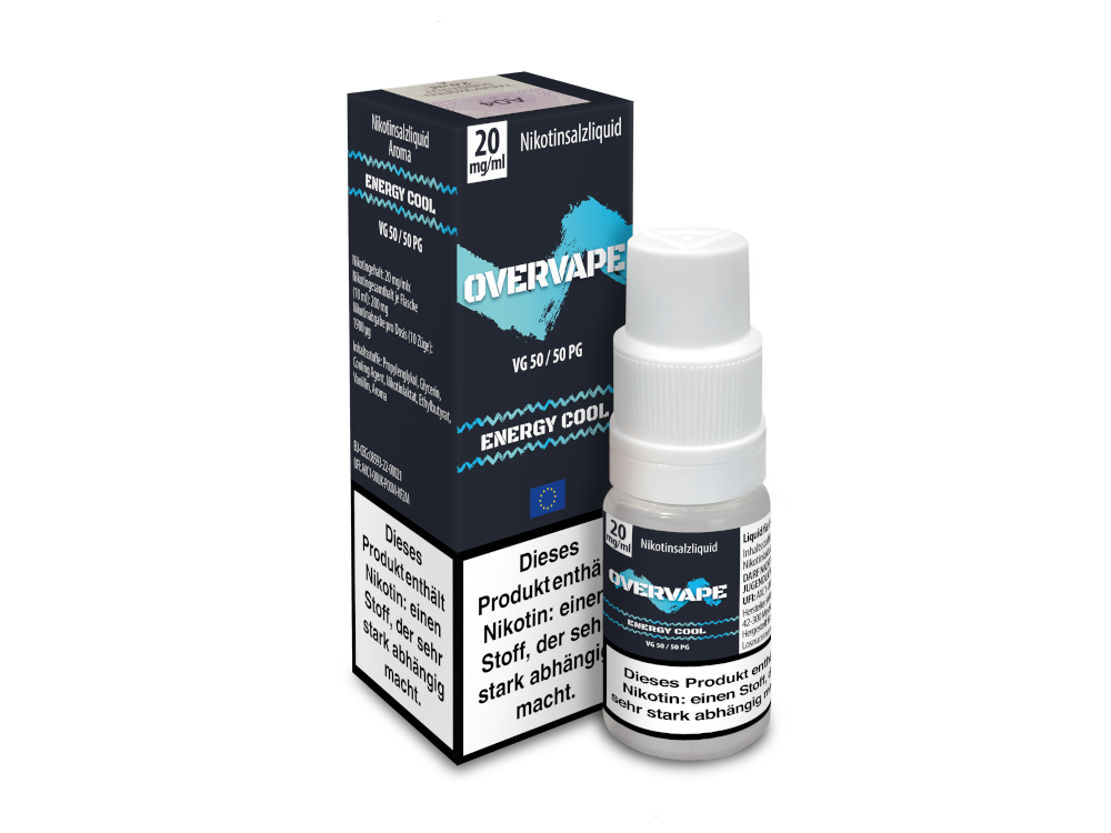 Overvape - Energy Cool - Nikotinsalz Liquid 20 mg/ml 560er Packung