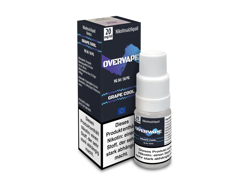 Overvape - Grape Cool - Nikotinsalz Liquid 20 mg/ml 560er Packung