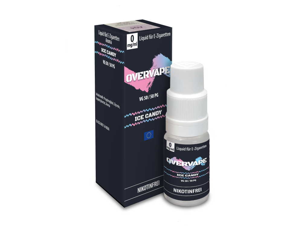 Overvape - Ice Candy - Nikotinsalz Liquid 0 mg/ml 560er Packung